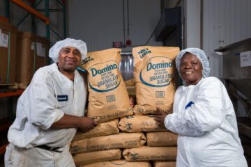 Two employees of Greyston Bakery