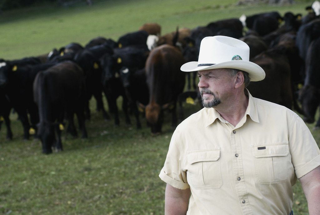 Will Harris is the owner of White Oak Pastures in Bluffton, Georgia, where he raises grass-fed cattle.