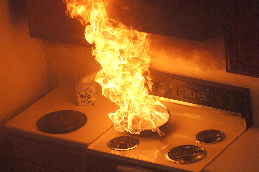 stovetop fire