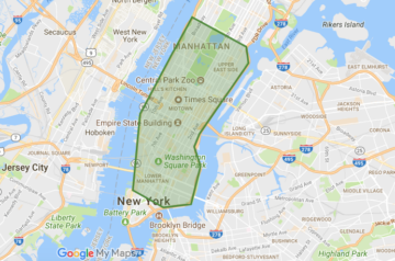 google maps selection