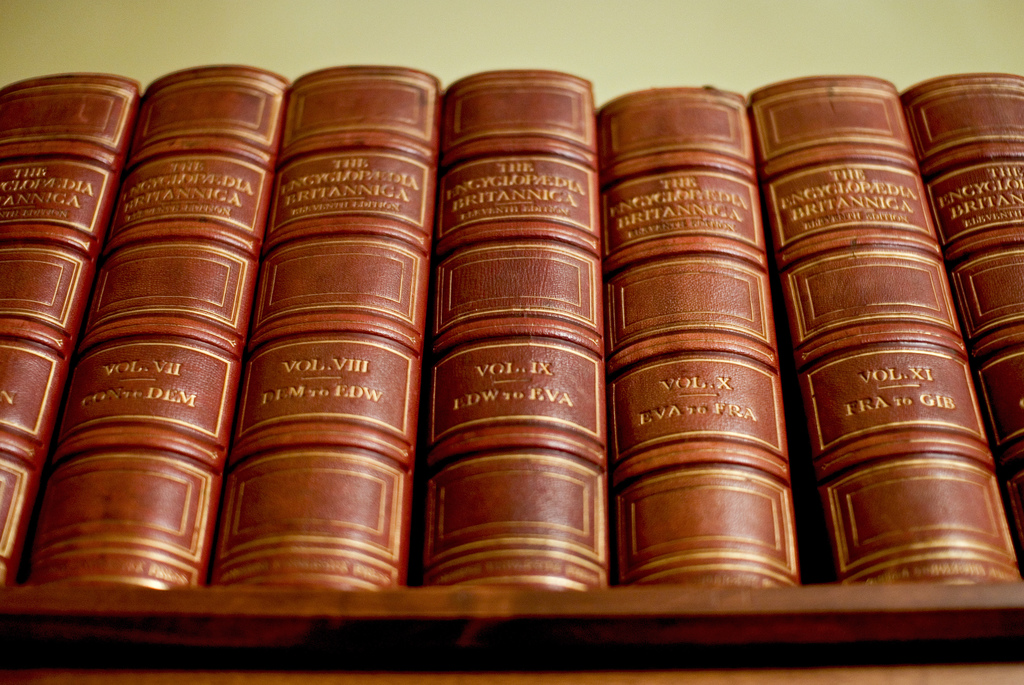 leather bound encyclopedias