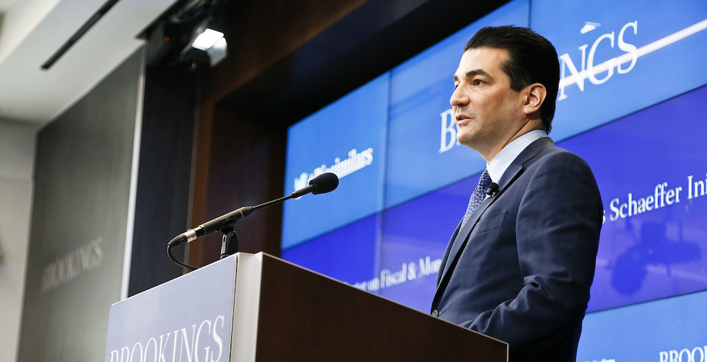 FDA Commissioner Scott Gottlieb goes after plant-based milks in the latest fight over standards of identity. Credit: Brookings Institution, July 2018