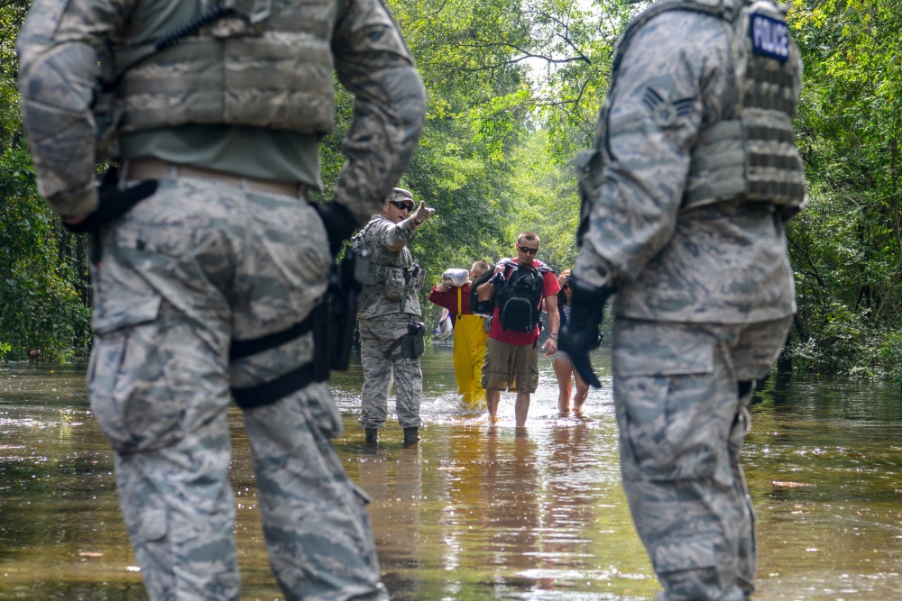 The Carolinas are still in rescue mode, not recovery mode, after Hurricane Florence. Water levels are expected to continue rising even as the clouds clear. Credit: FEMA, September 2018