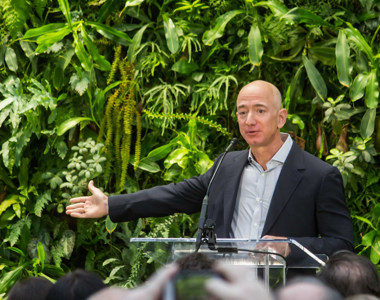 Jeff Bezos is likely going to announce Amazon's second headquarters within the next few days. He will likely pick Washington, DC. Credit: Seattle City Council, September 2018