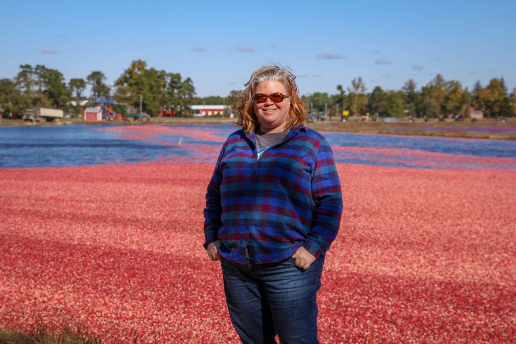Stefanie Haines, a fifth-generation family member of Pine Island Cranberry