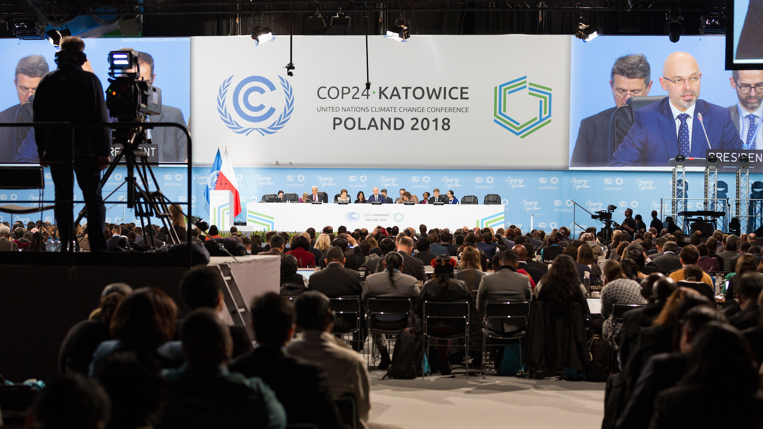 The UN Climate Conference in Poland, COP 24, will feature a menu with a lot of meat. Credit: Flickr / UN Climate Change, December 2018