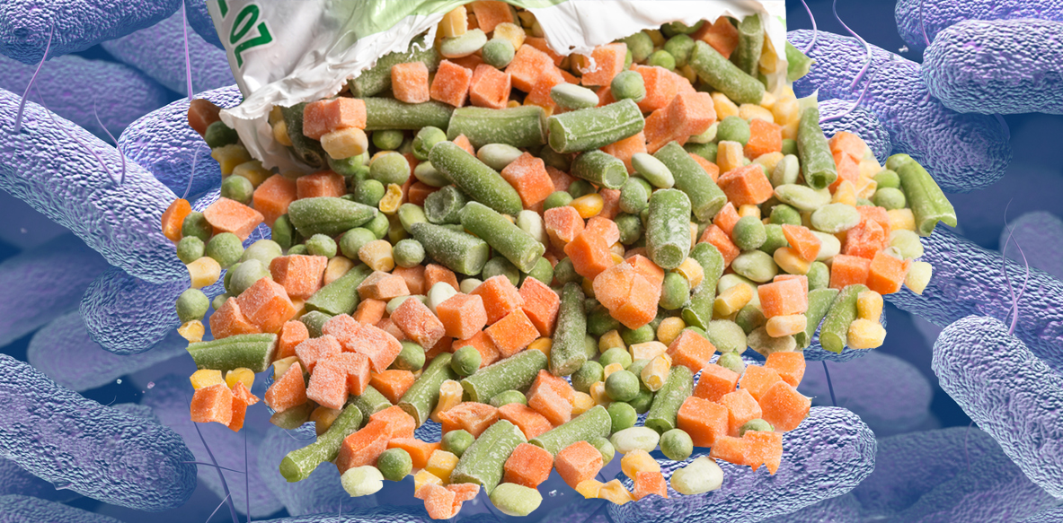 McCain Foods recalled at least 99 million pounds of frozen vegetable products this year due to possible salmonella and listeria contamination. Credit: iStock / Juanmonino, iStock / ktsimage