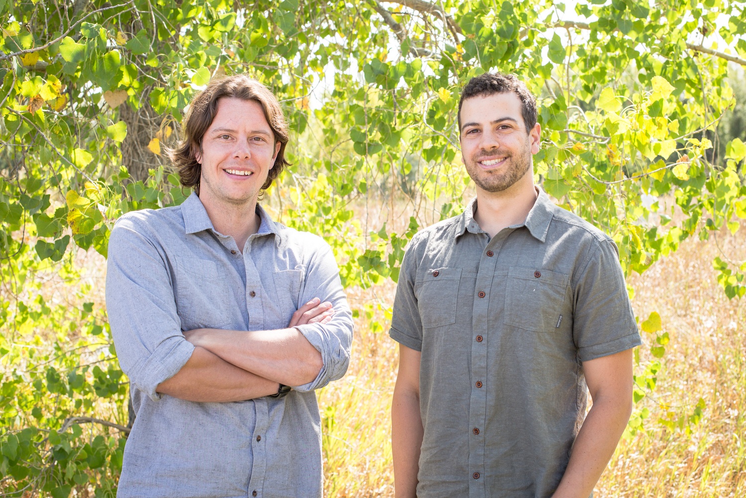 Tyler Huggins, left, and Justin Whiteley, the co-founders of Emergy Foods