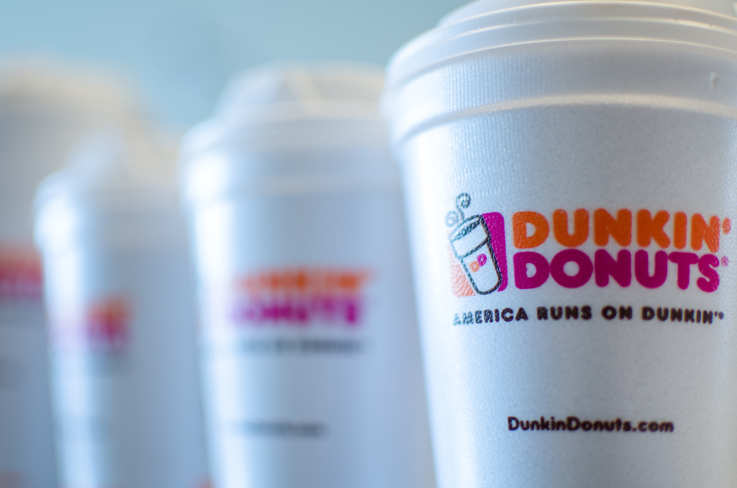 Dunkin' Donuts cups