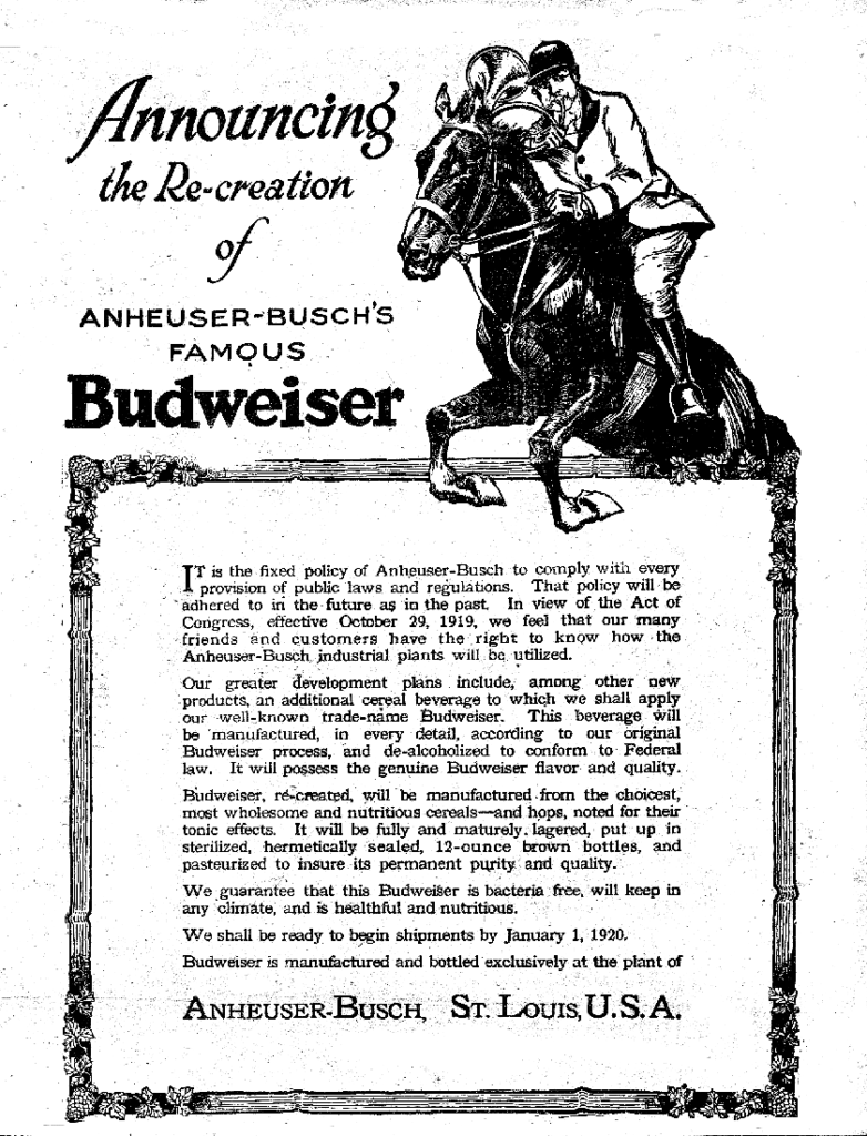 Alcohol-free Budweiser
