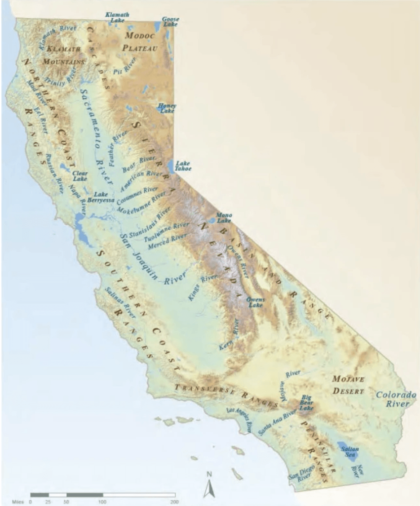 CA drainage basins