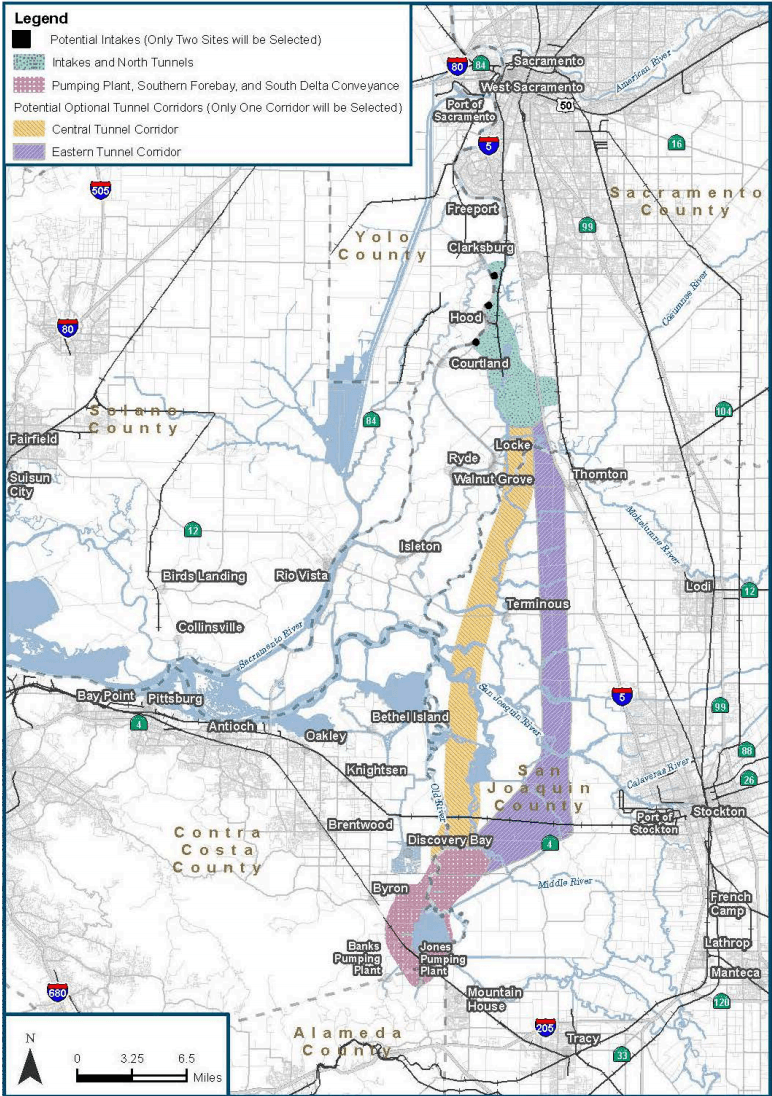 proposed Delta tunnel