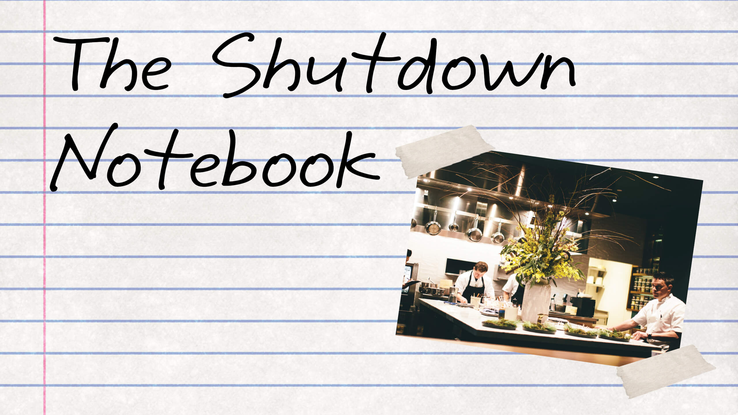 The Shutdown Notebook cover