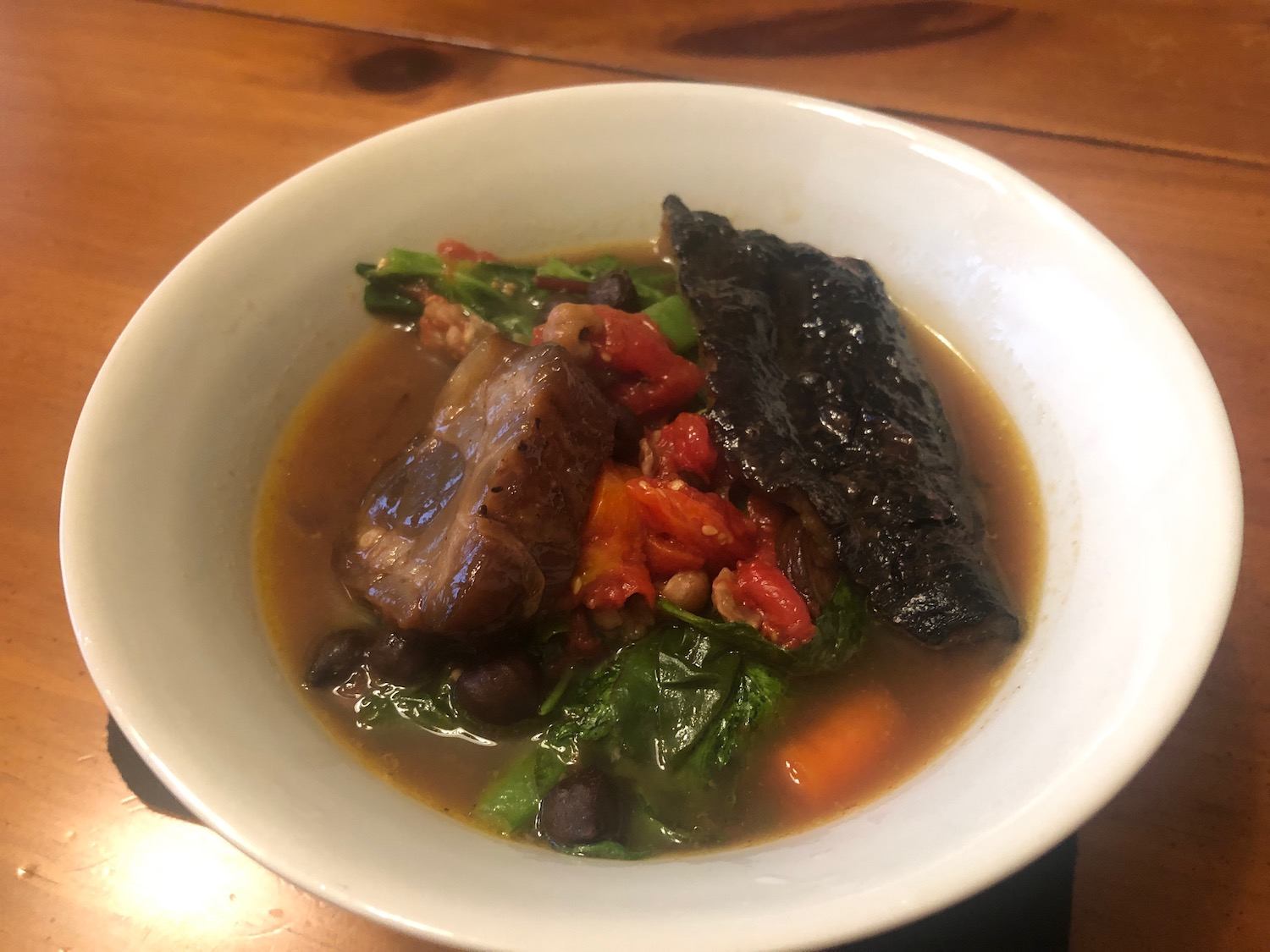 Covid-19 cooking: Braised beef tendon and sea cucumber June 2020