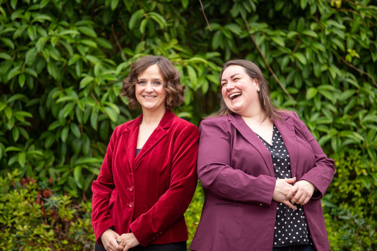 Leila Strickland (left) and Michelle Eggers (right) co-founders of Biomilq July 2020