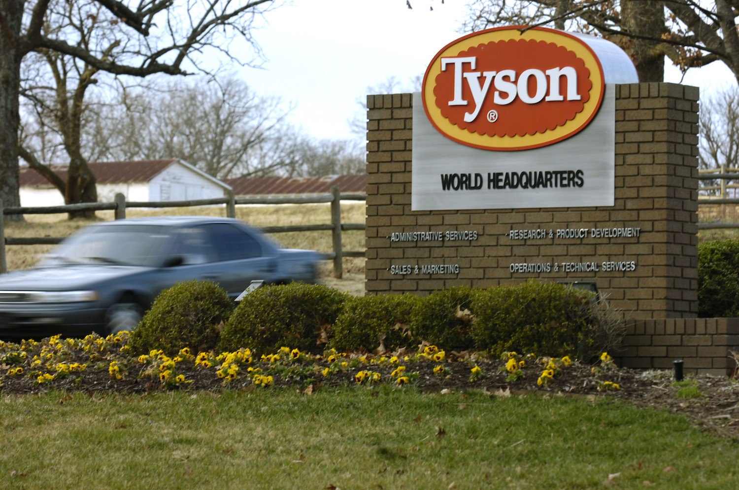 Tyson headquarters in Springdale, Ark. July 2020