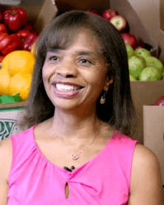 Portland Open Bible Community Pantry’s Betty Brown, Executive Director. April 2021