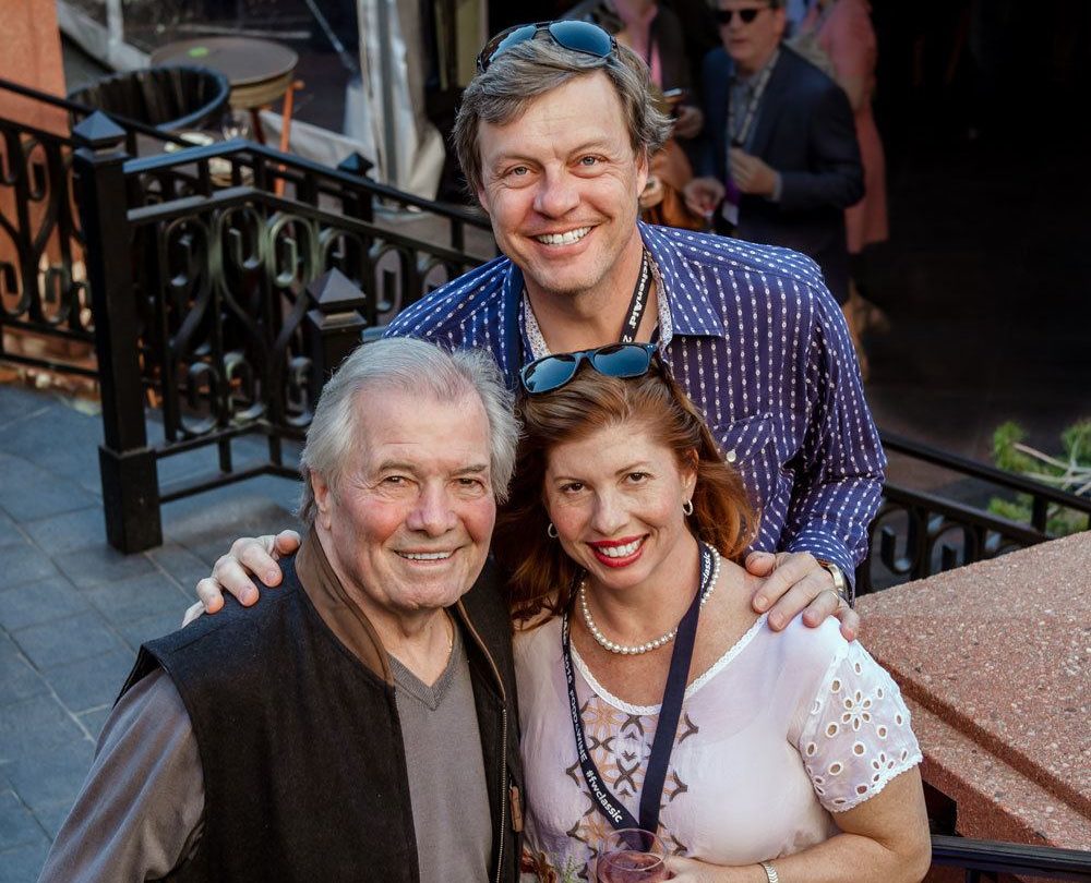 Jacques Pepin, Rollie Wesen, and Caludine Pepin family portrait. June 2021