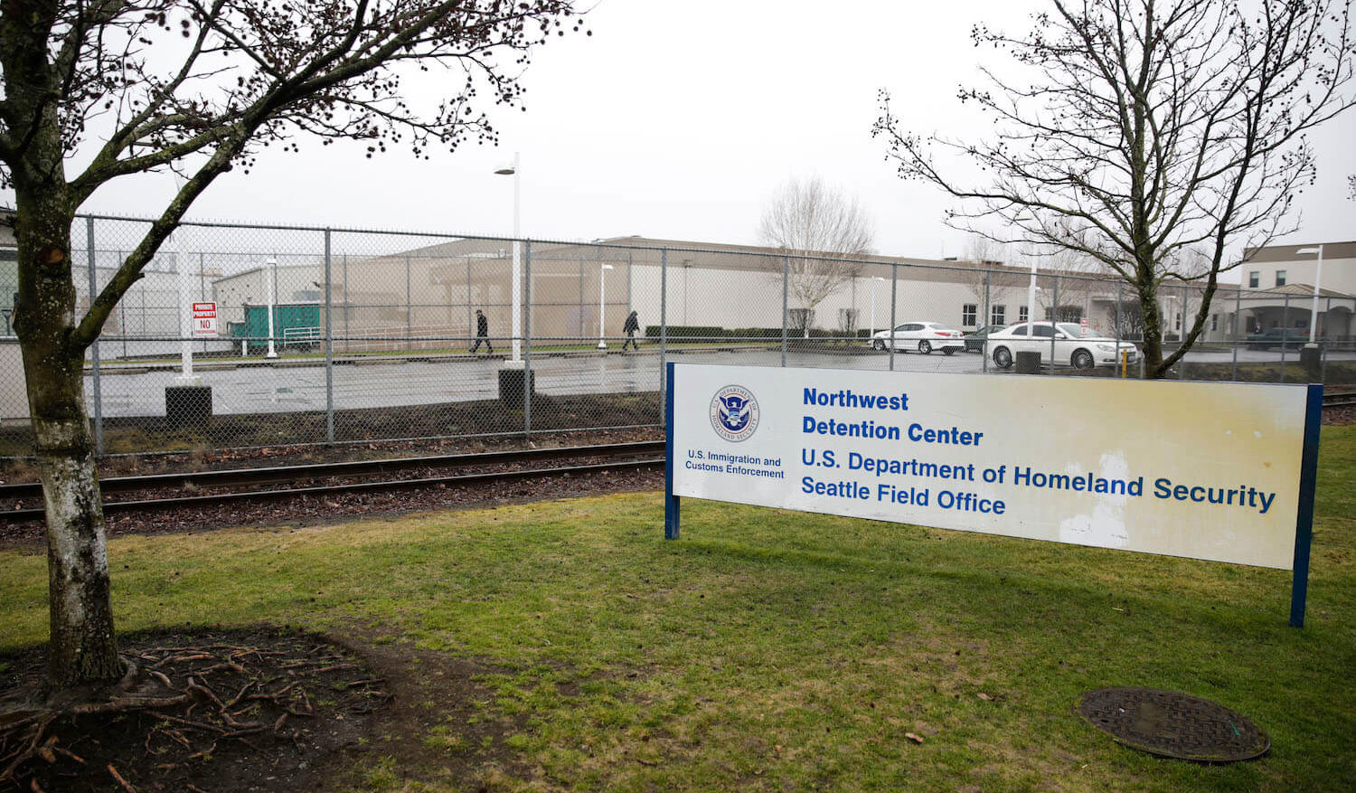 The U.S. Department of Homeland Security Northwest Detention Center is pictured in Tacoma, Washington on February 26, 2017. August 2021