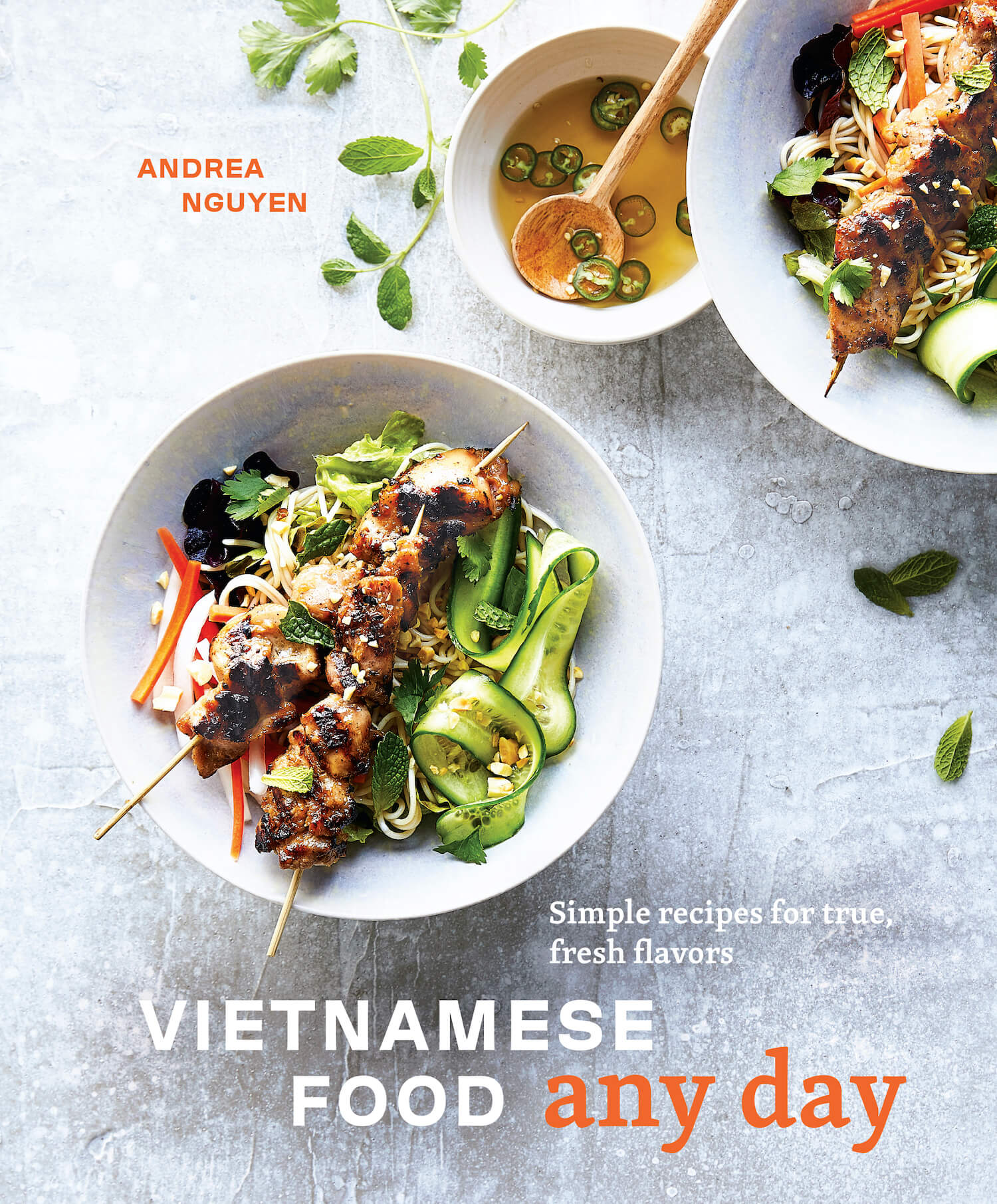 Book cover for Vietnamese Food Any Day by Andrea Nguyen. September 2021