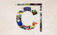 A collage of feature images of most read stories by Counter readers in 2021 formed into the Counter's logo with textured paper in background December 2021.